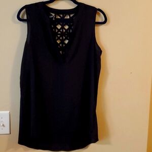 Black long tank...medium